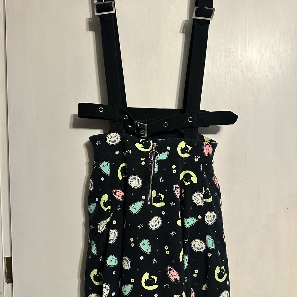 Disney Black Skirt with Colorful Faces